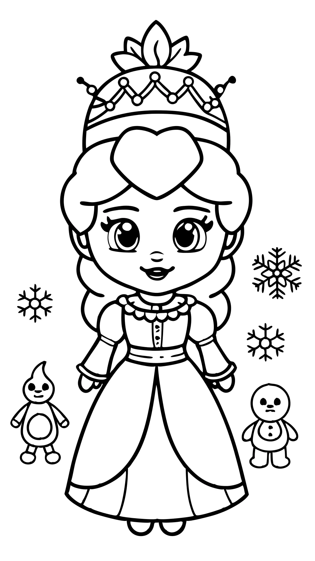 printable frozen coloring pages